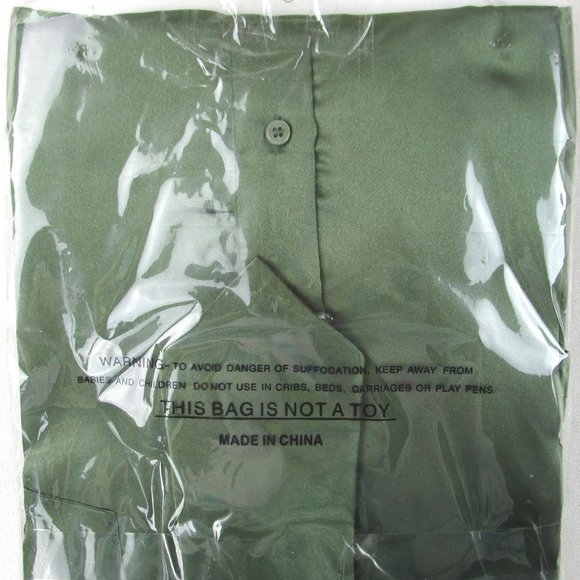 NEW Jameson Meade 4 Pc. Metallic Olive Green Dress Shirt Set, 18-18.5 (36/37) - Picture 2 of 2